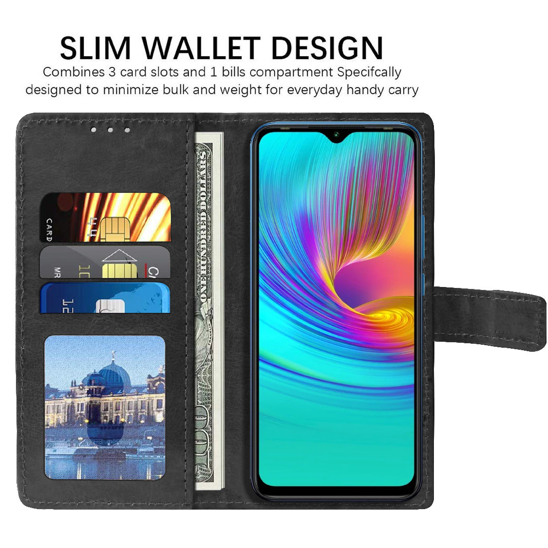 Premium Wallet Flip Cover for Infinix Smart HD 4 Plus