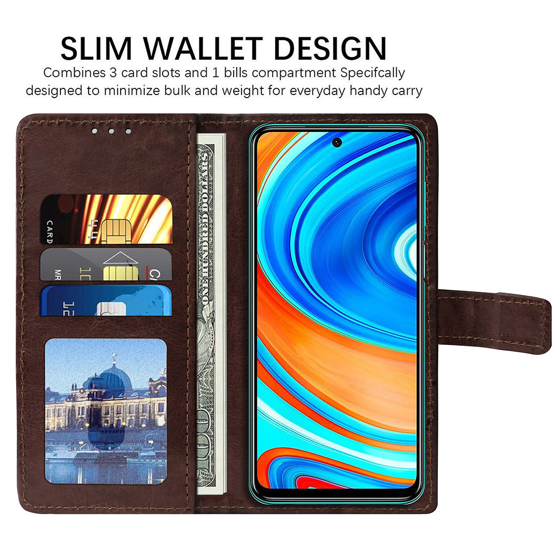 Premium Wallet Flip Cover for Mi Redmi Note 9 Pro / Redmi Note 9 Pro Max / Poco M2 Pro