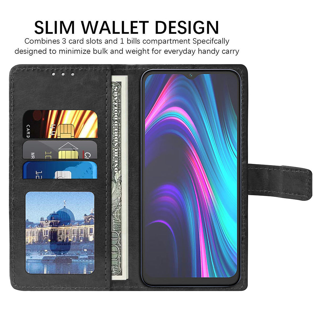 Premium Wallet Flip Cover for Micromax IN 1b 4G