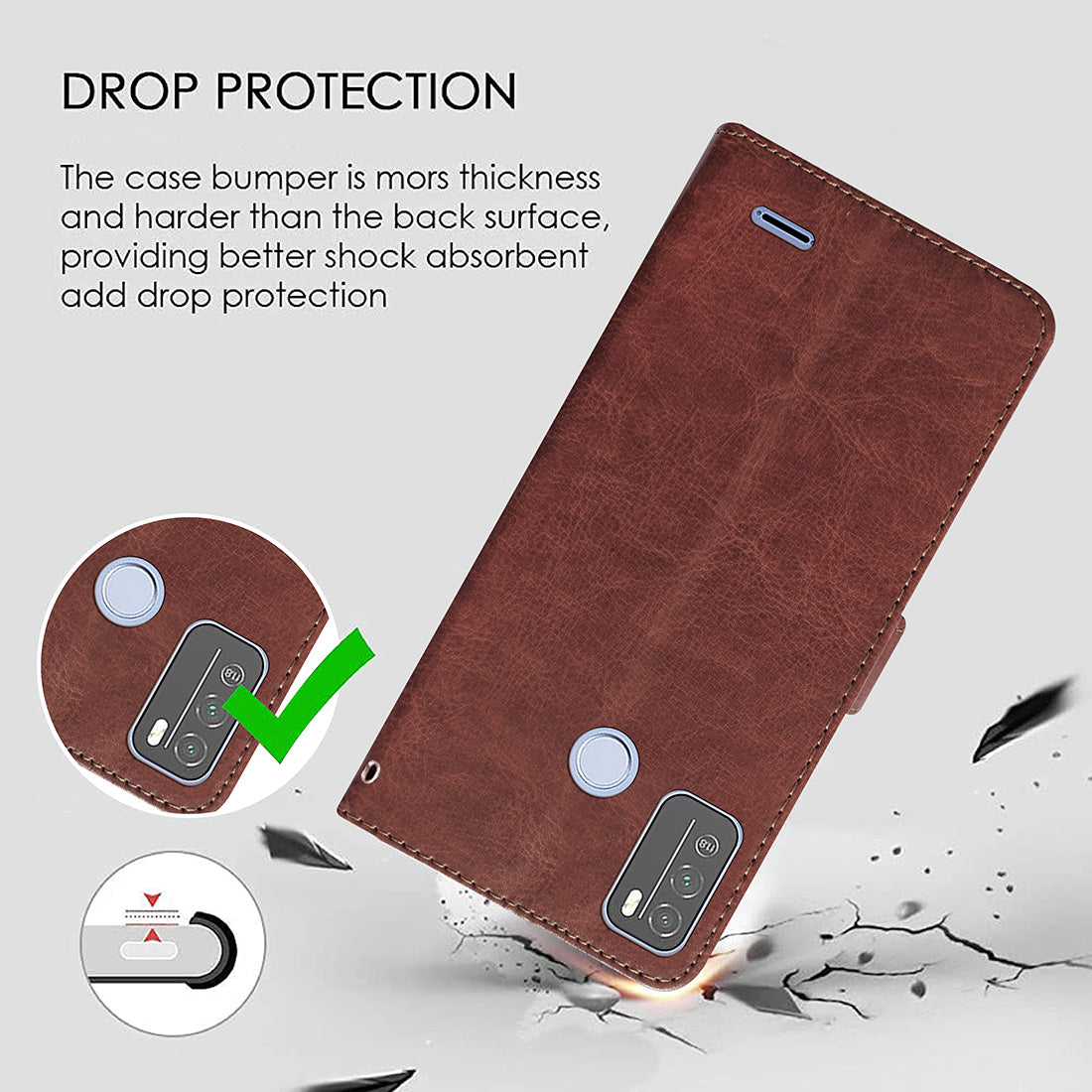 Premium Wallet Flip Cover for Micromax IN 1b 4G