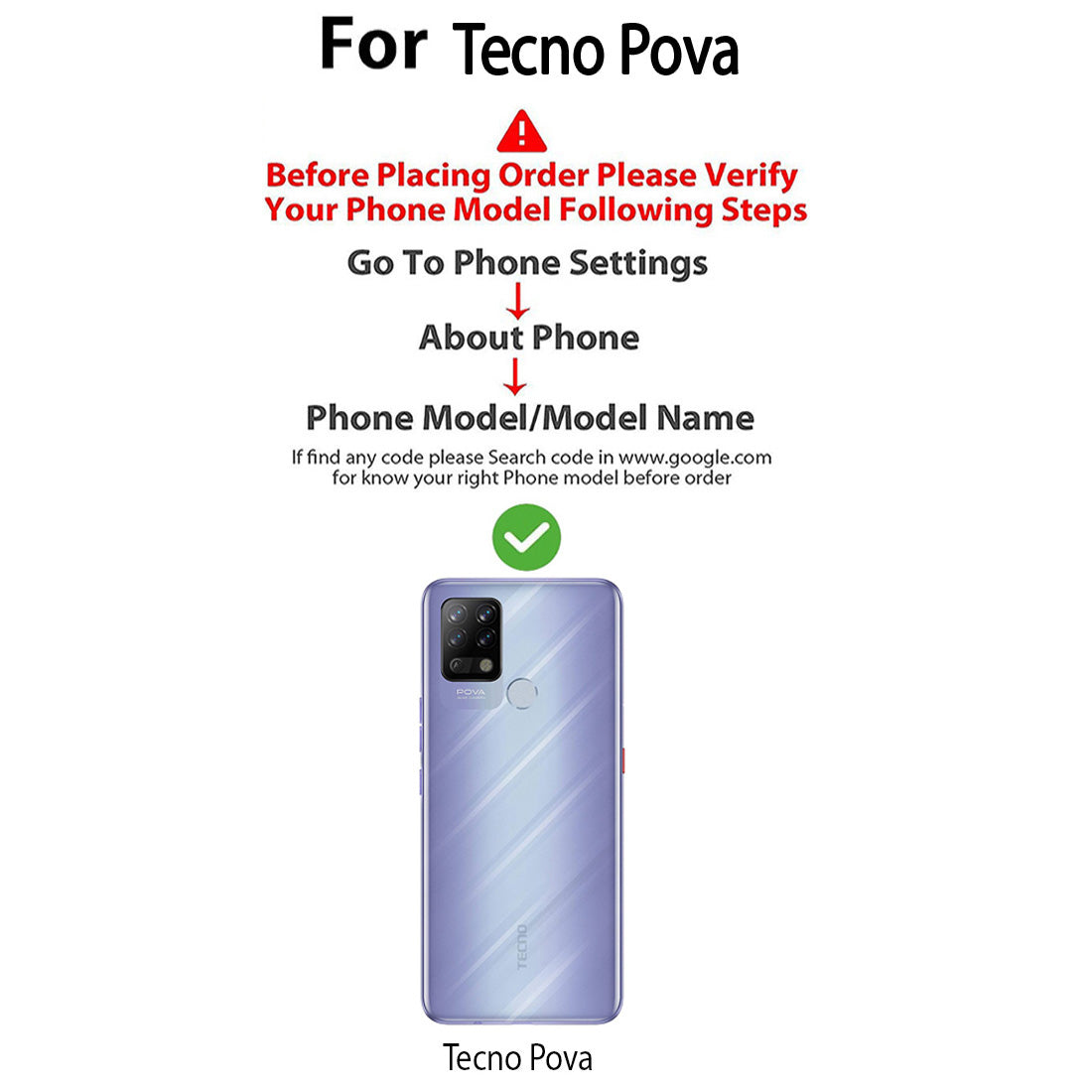 Premium Wallet Flip Cover for Tecno Pova 4G