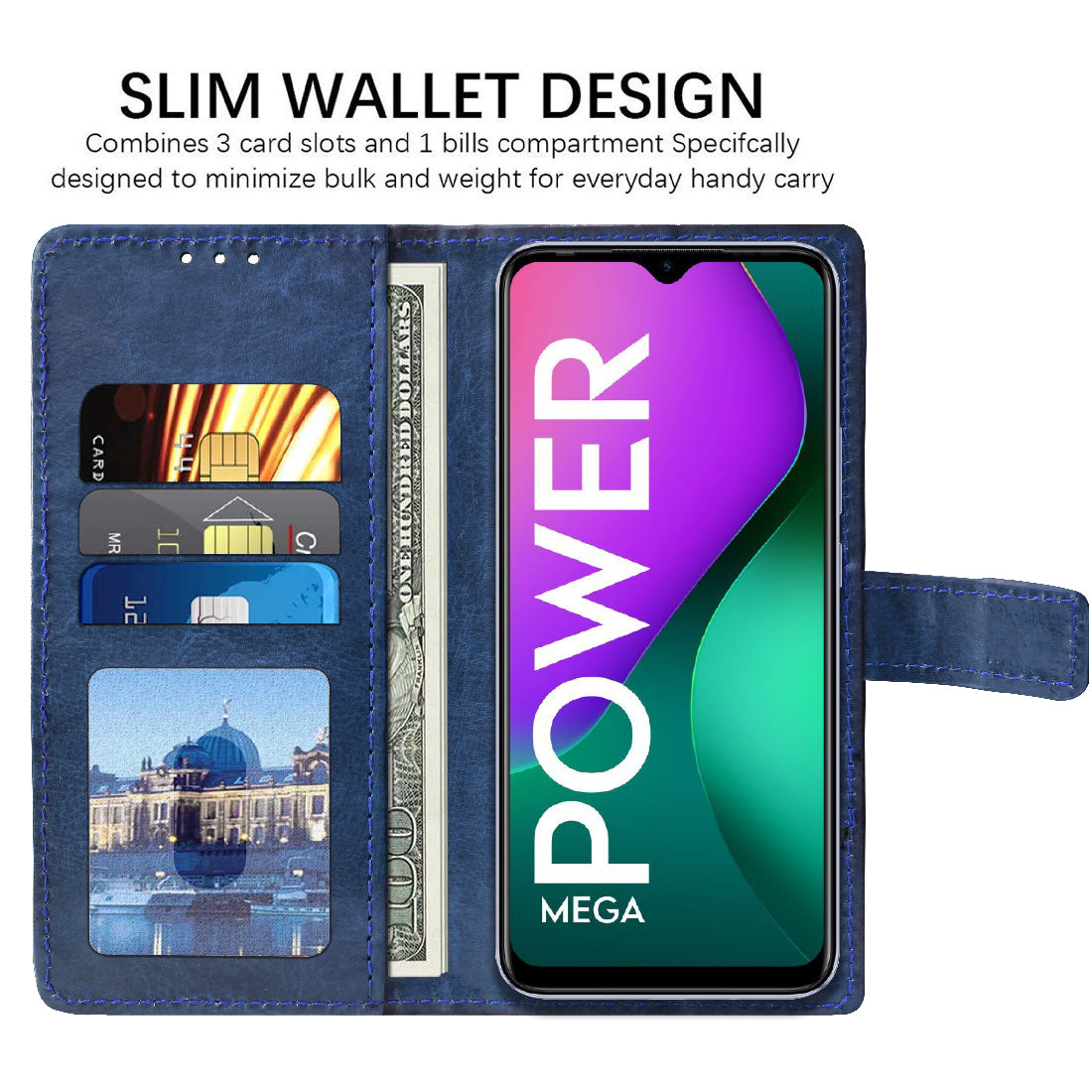 Premium Wallet Flip Cover for Infinix Smart 5