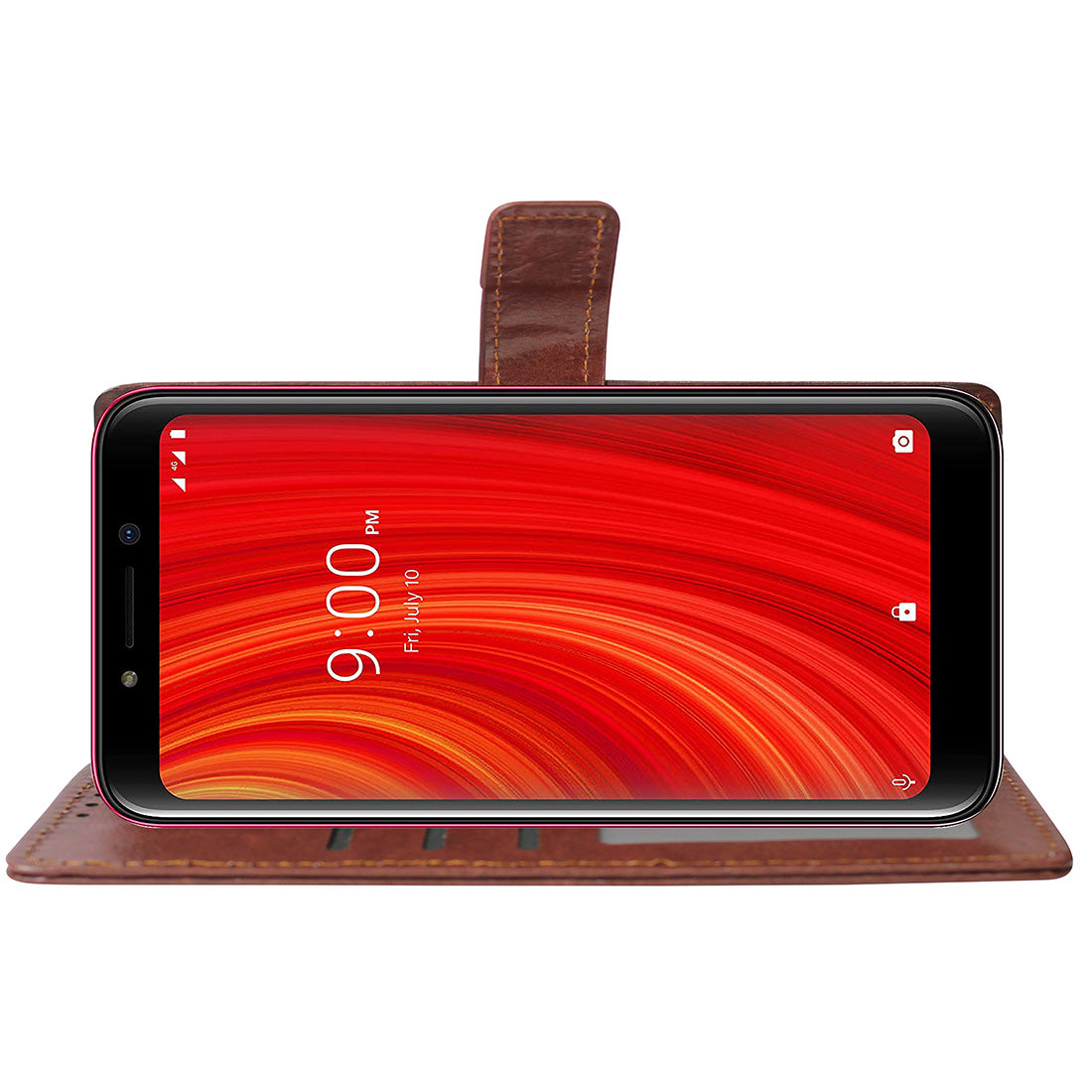 Premium Wallet Flip Cover for Lava Z61 Pro 4G