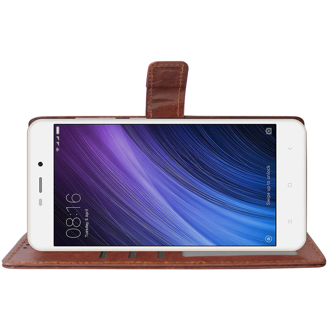 Premium Wallet Flip Cover for Mi Redmi 4A