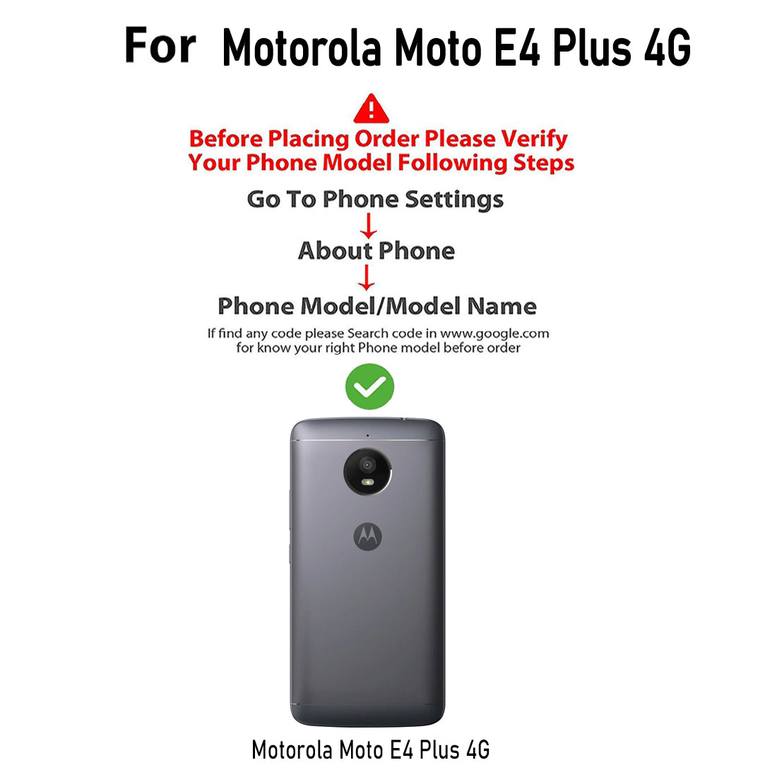 Premium Wallet Flip Cover for Motorola Moto E4 Plus