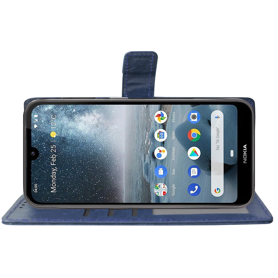 Premium Wallet Flip Cover for Nokia 4.2