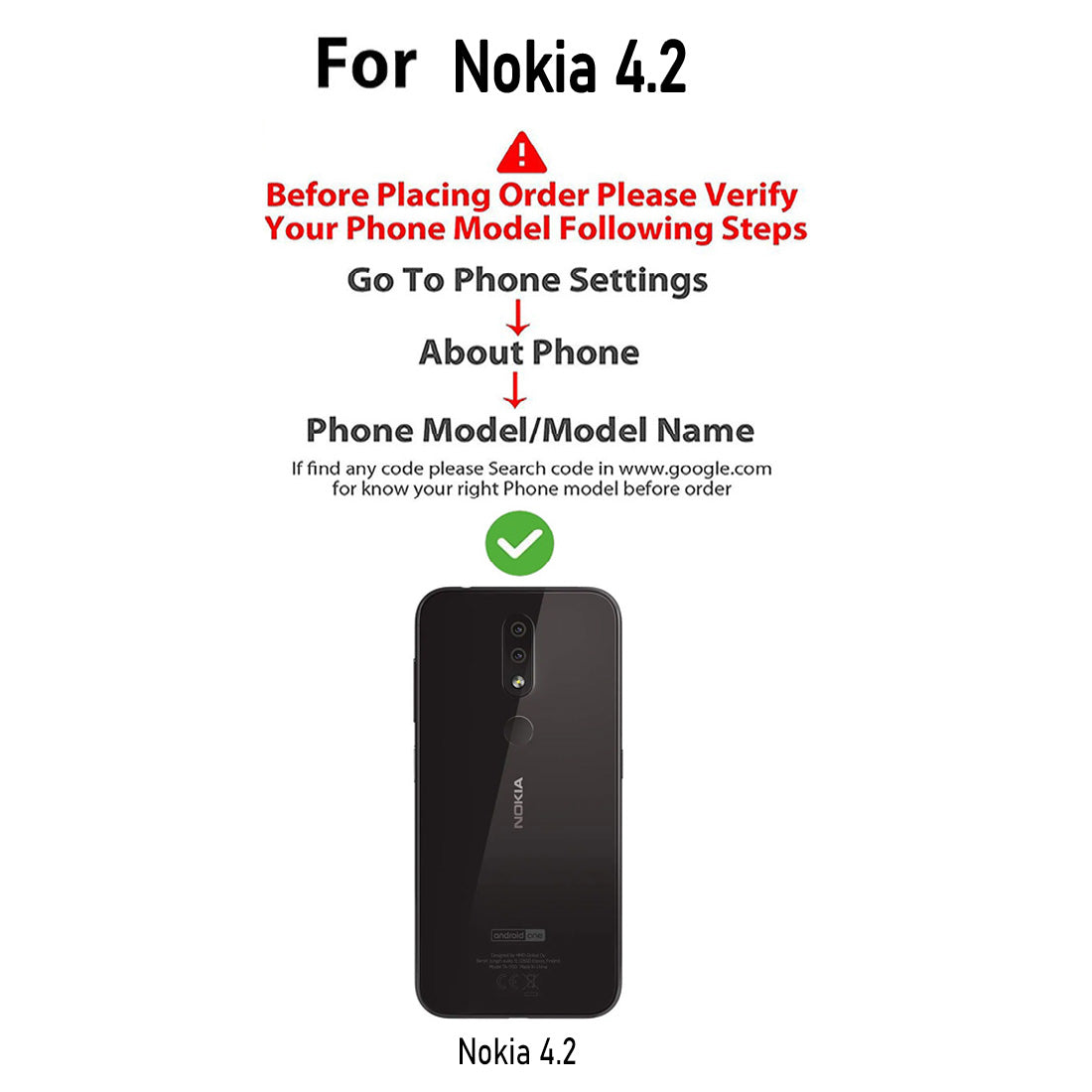 Premium Wallet Flip Cover for Nokia 4.2