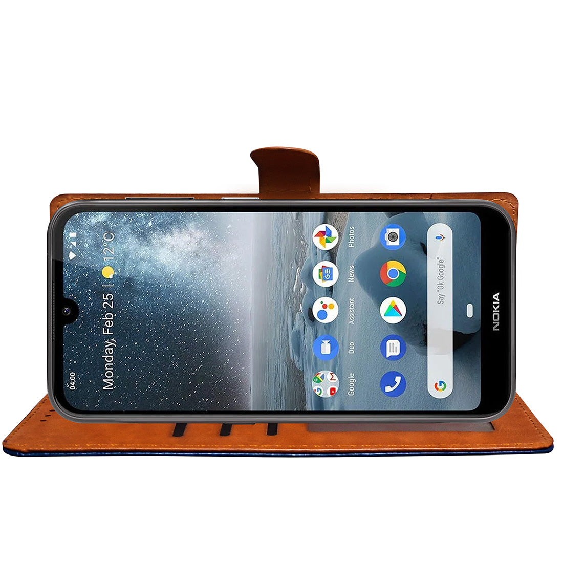 Premium Wallet Flip Cover for Nokia 4.2