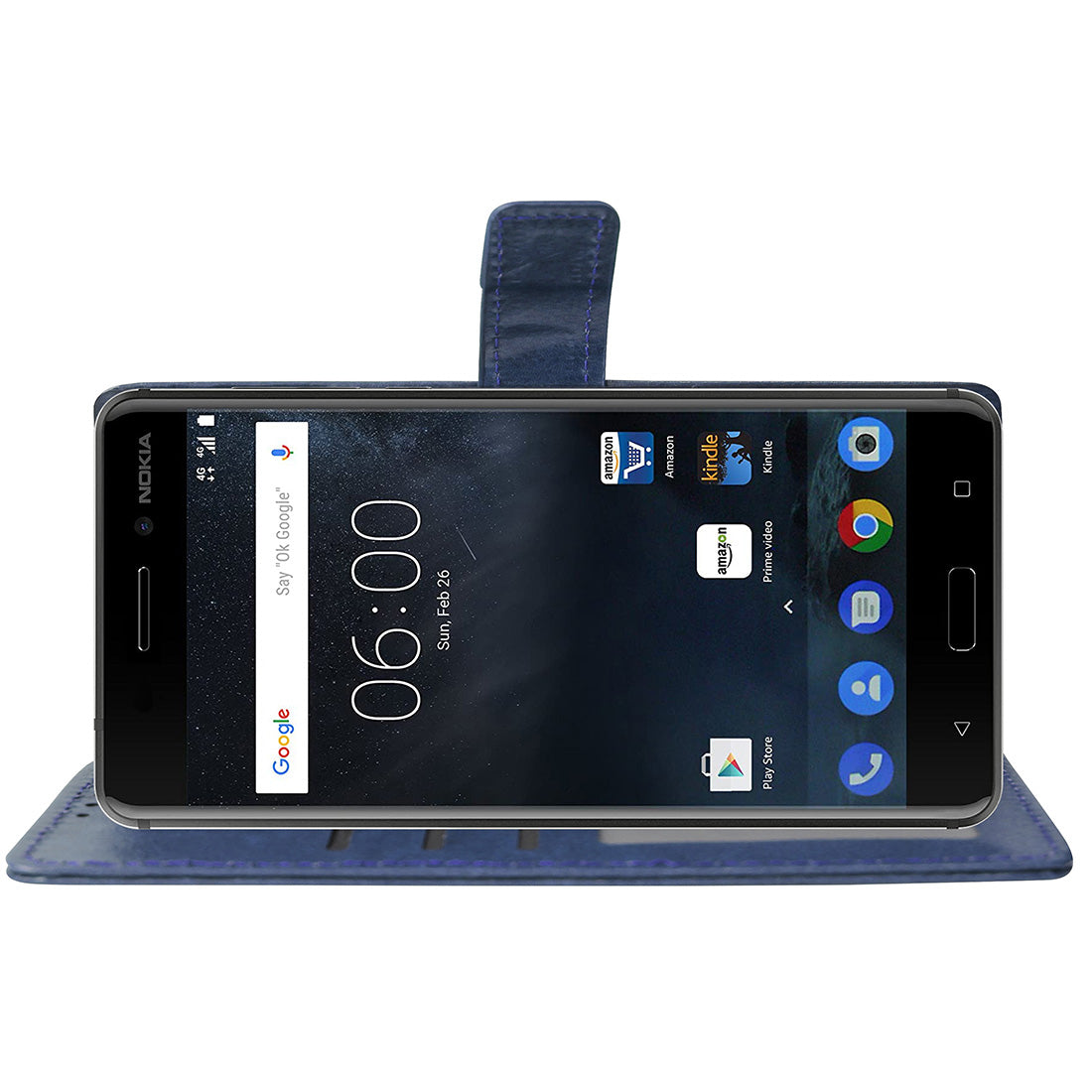 Premium Wallet Flip Cover for Nokia 6