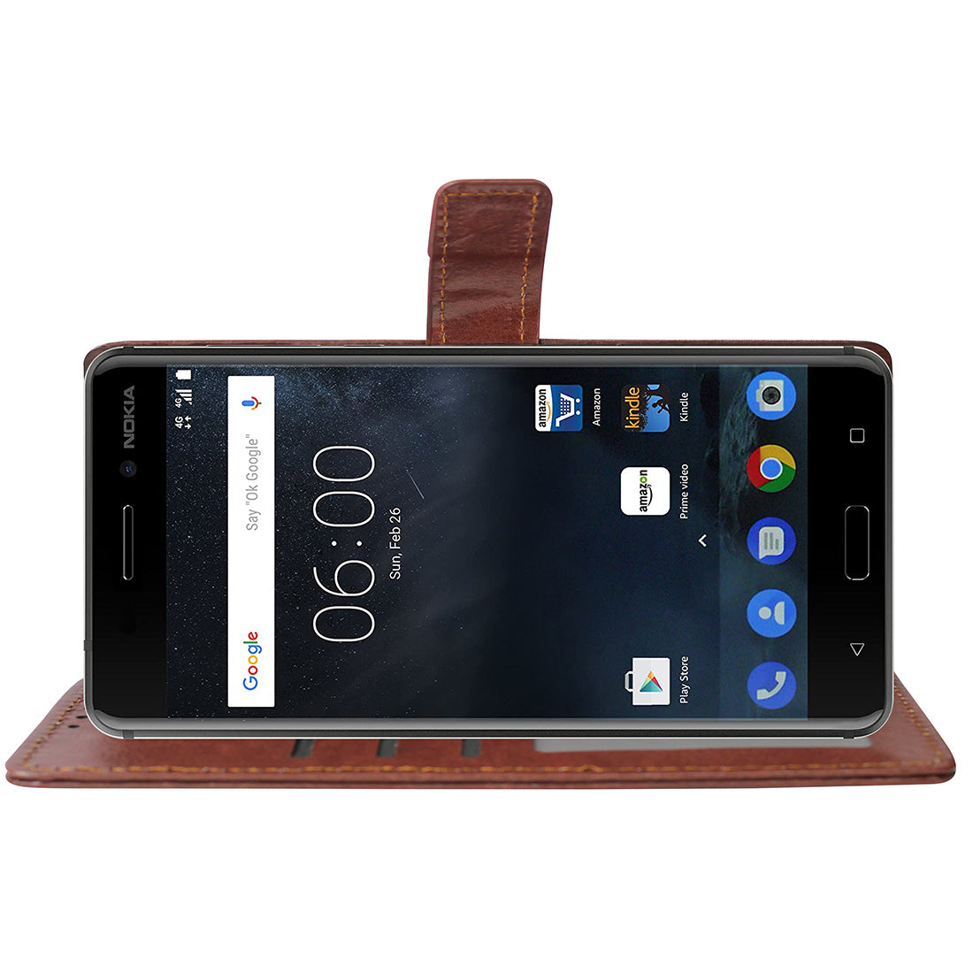 Premium Wallet Flip Cover for Nokia 6