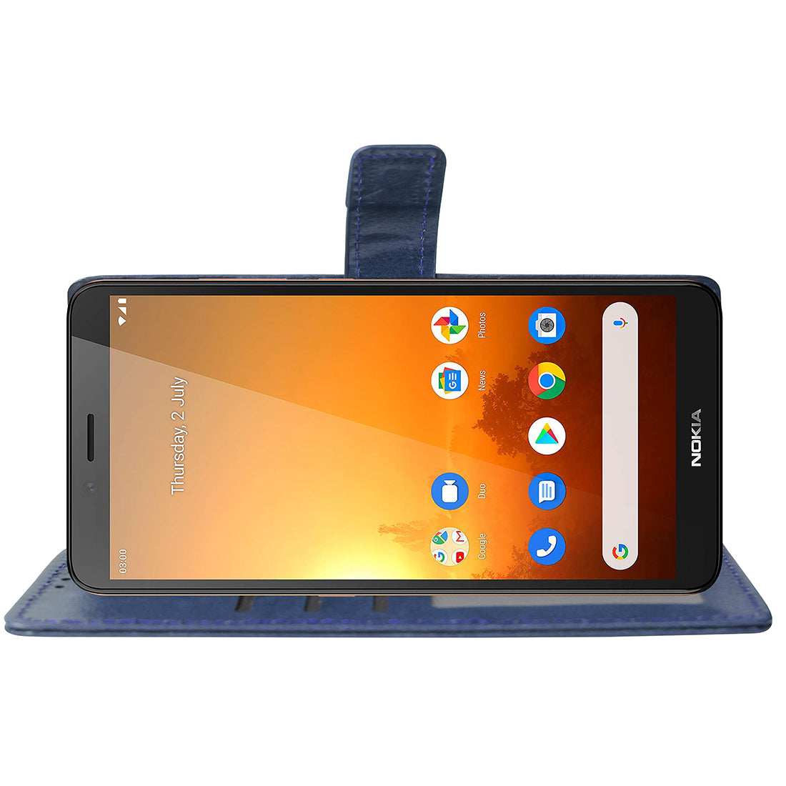Premium Wallet Flip Cover for Nokia C3