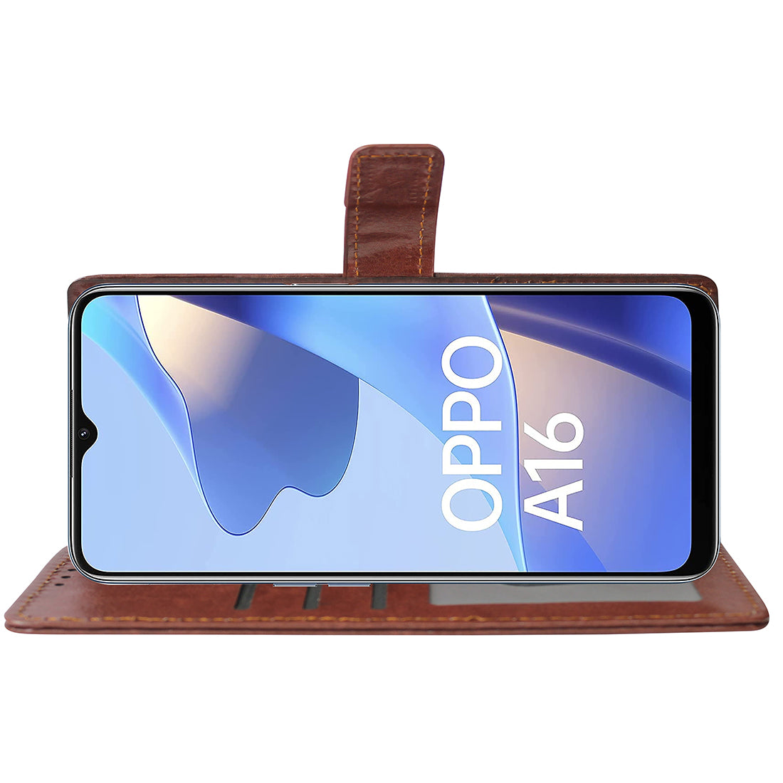 Premium Wallet Flip Cover for Oppo A16