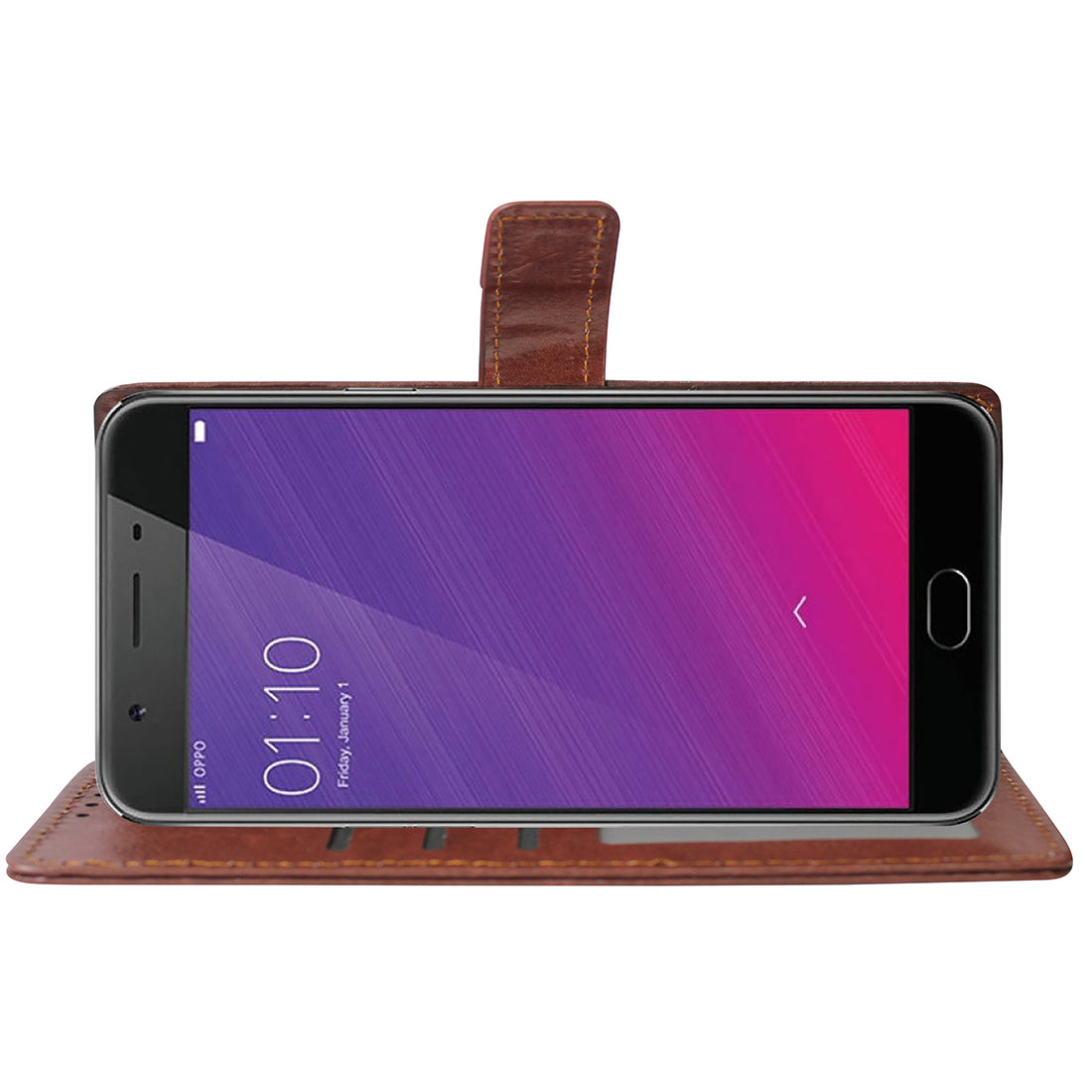 Premium Wallet Flip Cover for Oppo F1S 4G