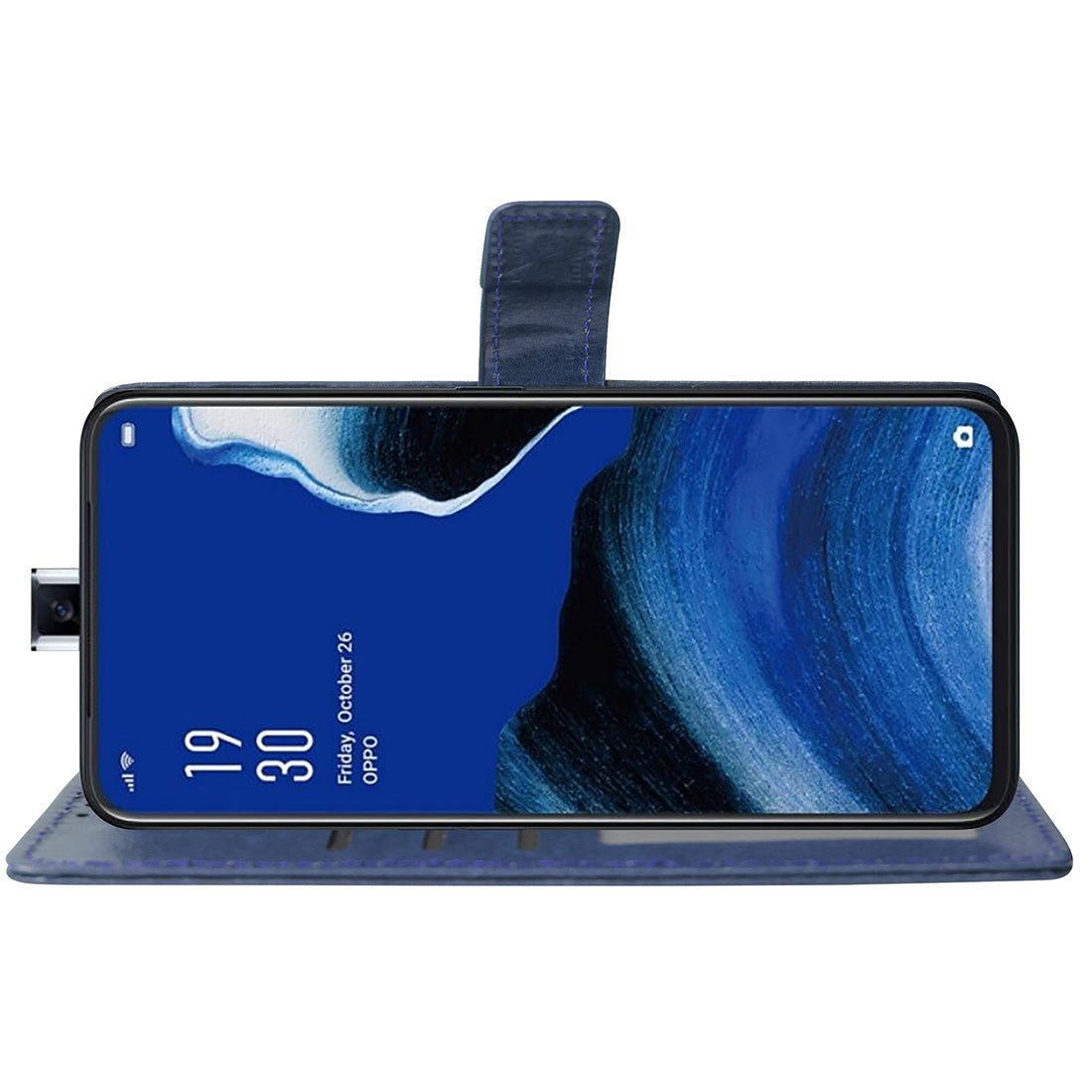 Premium Wallet Flip Cover for Oppo Reno 2Z 4G