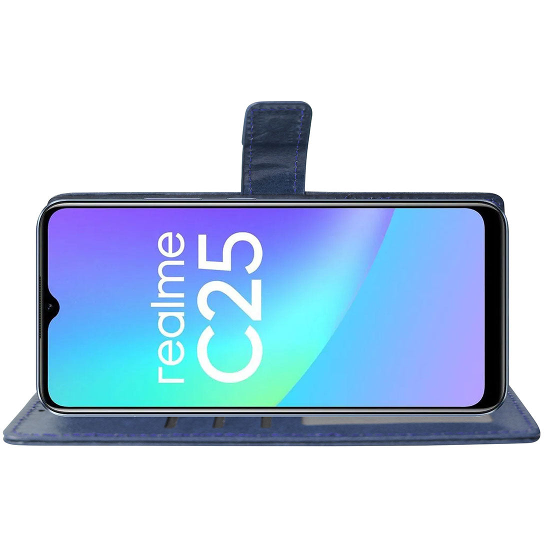 Premium Wallet Flip Cover for Realme C25