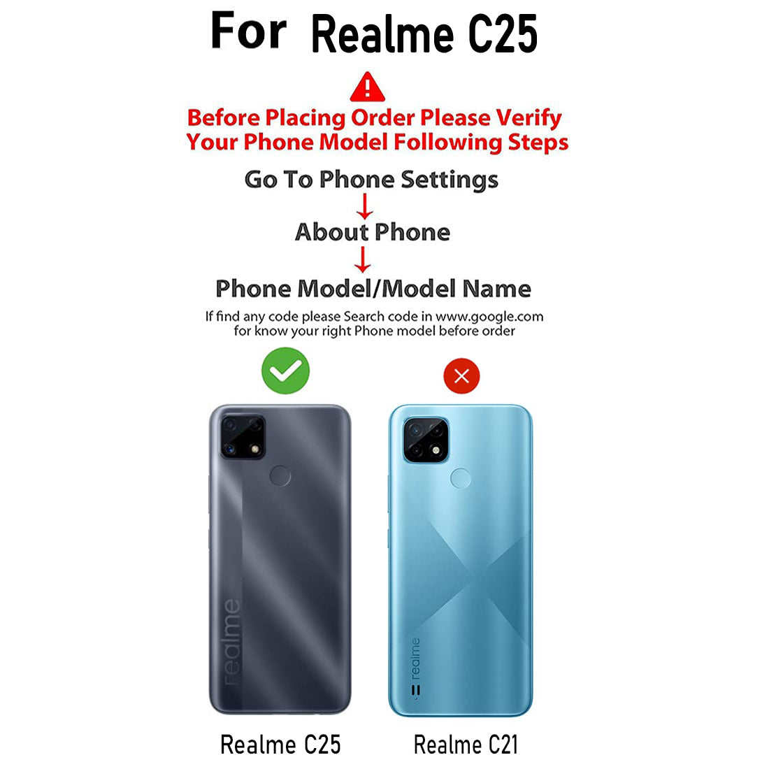 Premium Wallet Flip Cover for Realme C25