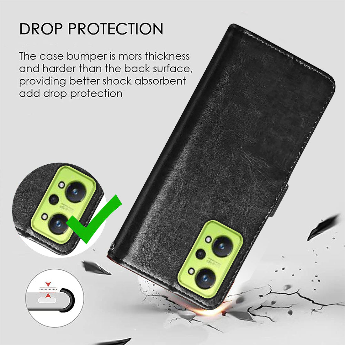 Premium Wallet Flip Cover for Realme GT Neo2