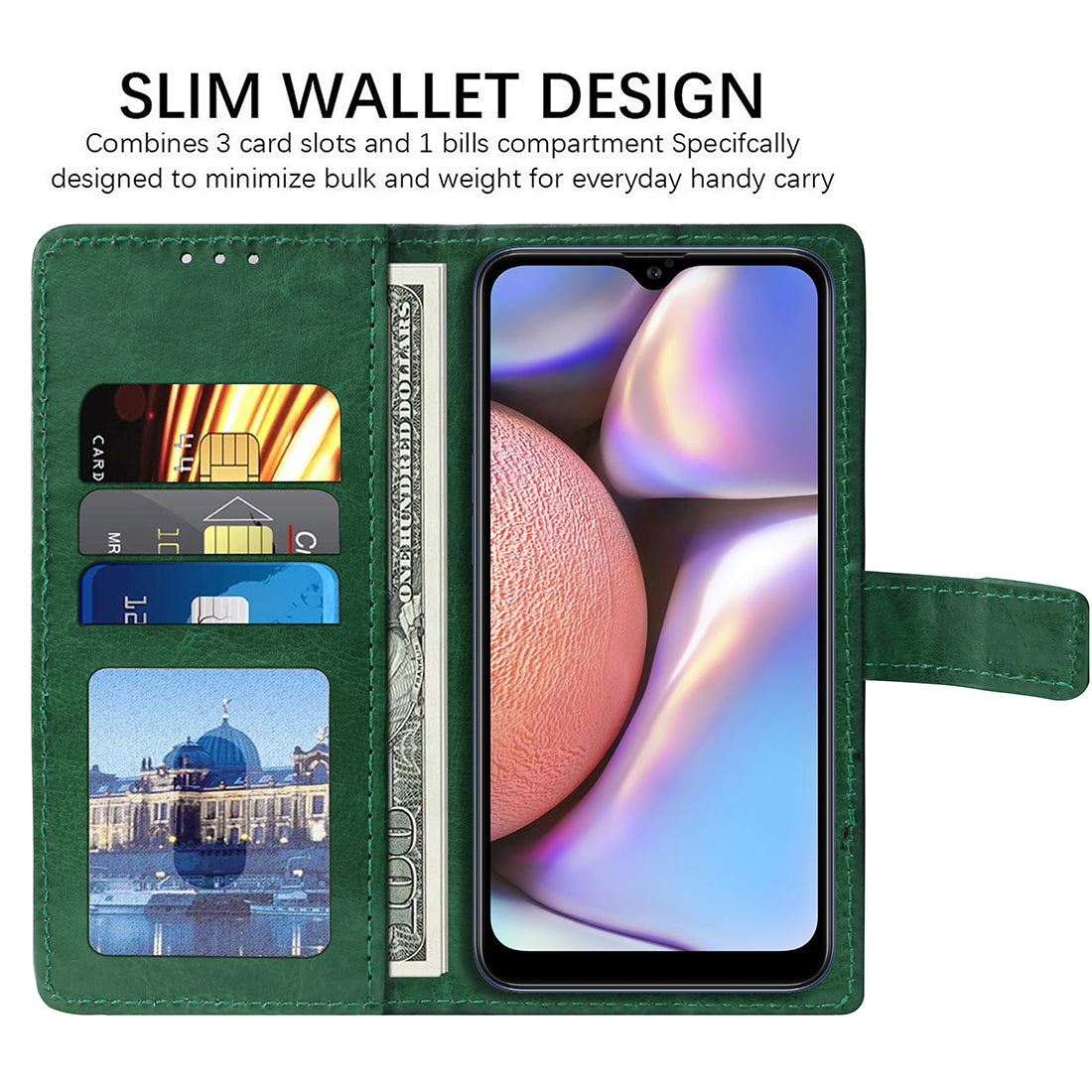 Premium Wallet Flip Cover for Samsung Galaxy A10s / M01s