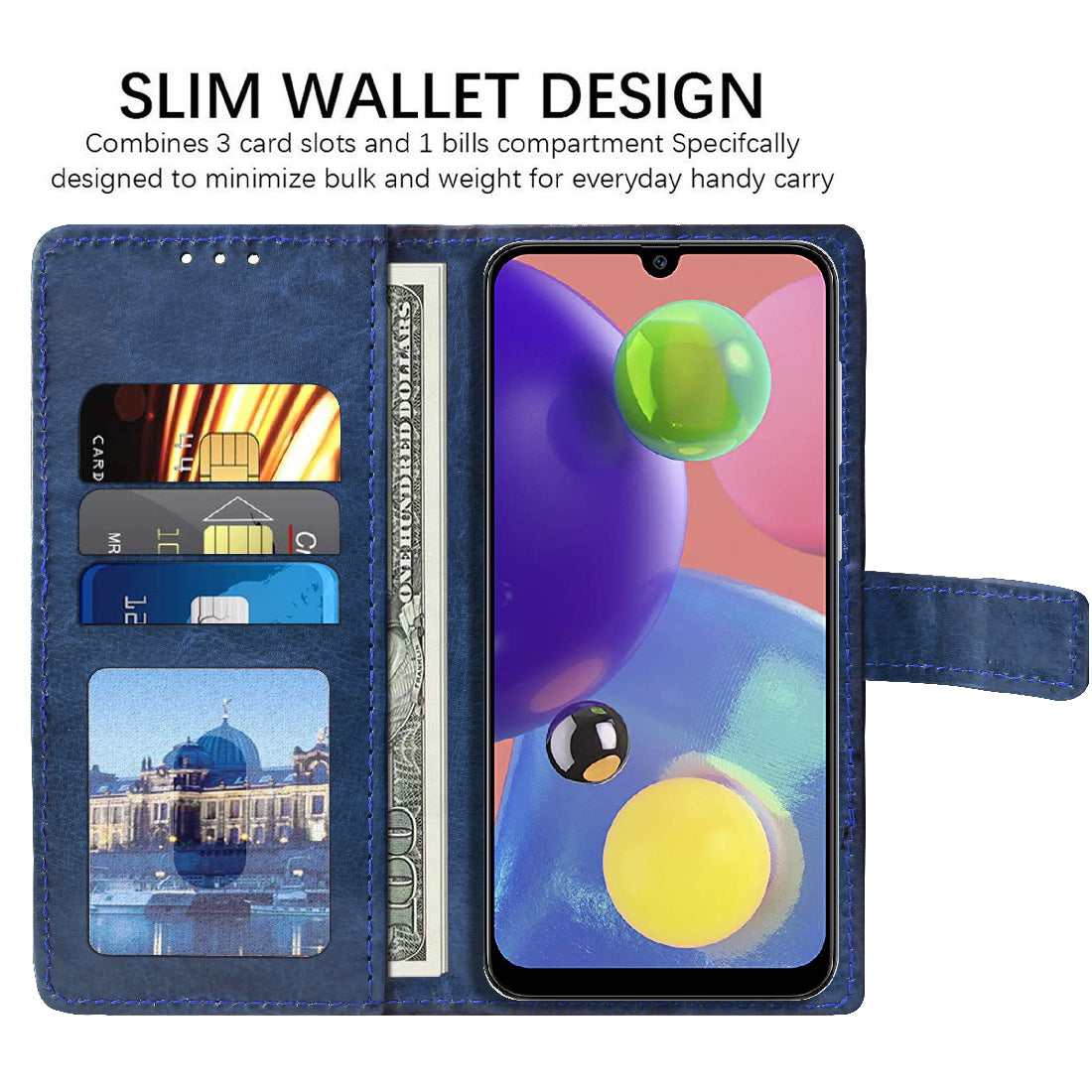 Premium Wallet Flip Cover for Samsung Galaxy A70S 4G / A70 4G