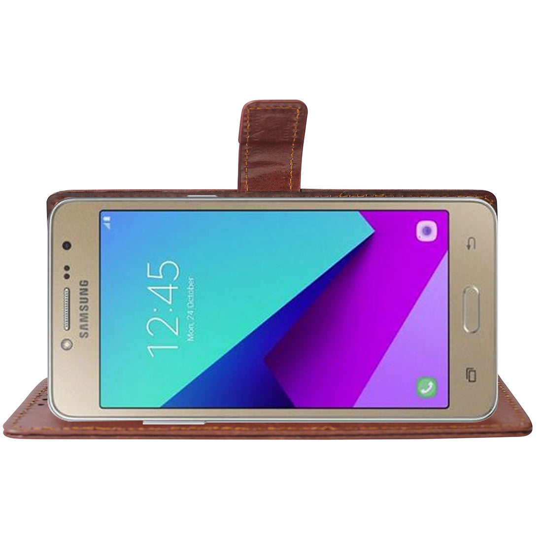 Premium Wallet Flip Cover for Samsung Galaxy J2 Ace