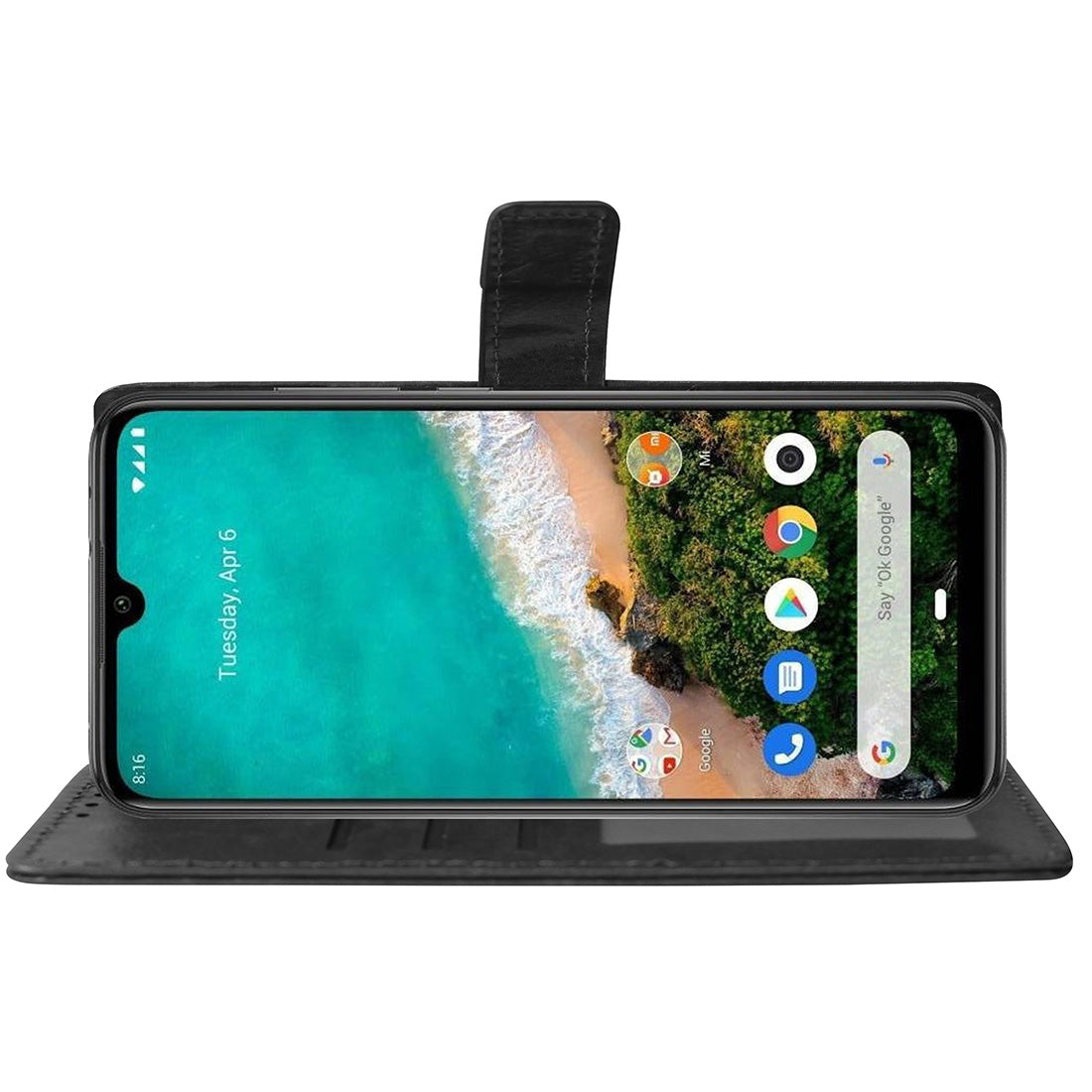 Premium Wallet Flip Cover for Xiaomi Mi A3