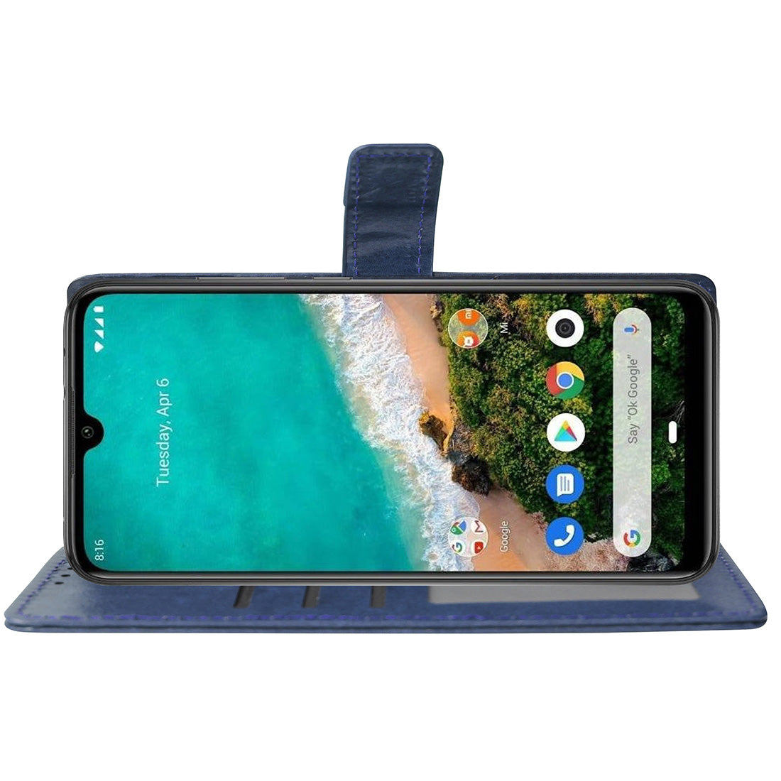 Premium Wallet Flip Cover for Xiaomi Mi A3