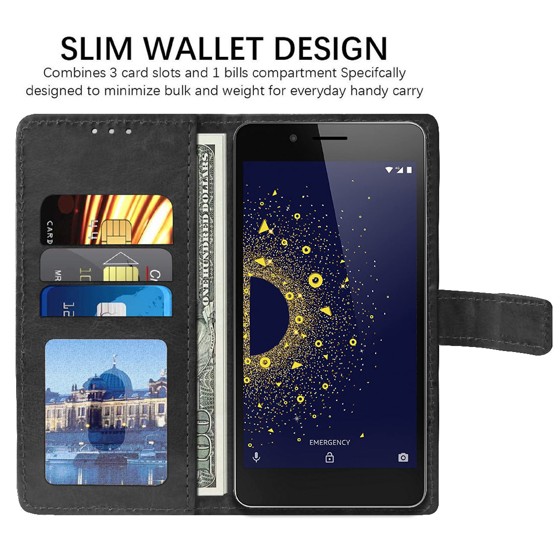 Premium Wallet Flip Cover for 10.or D