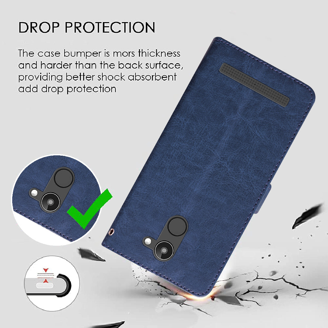 Premium Wallet Flip Cover for 10.or D