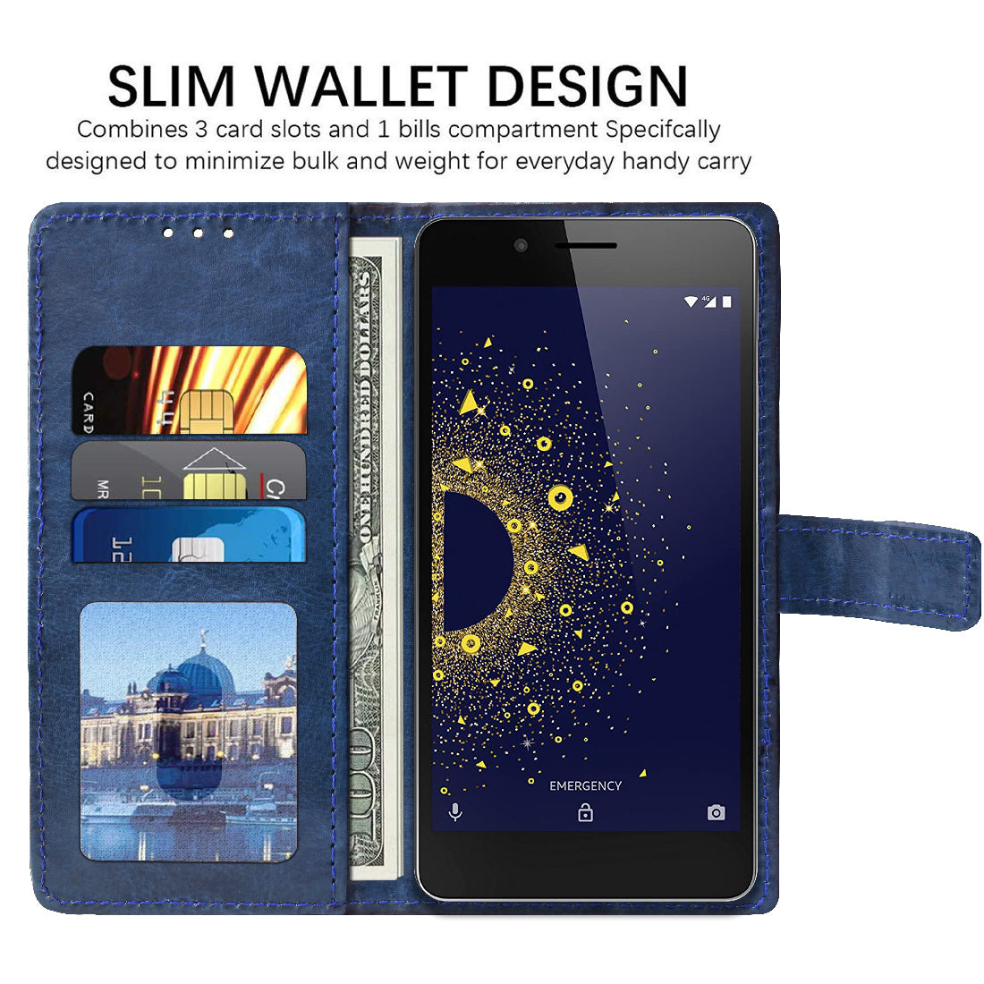 Premium Wallet Flip Cover for 10.or D