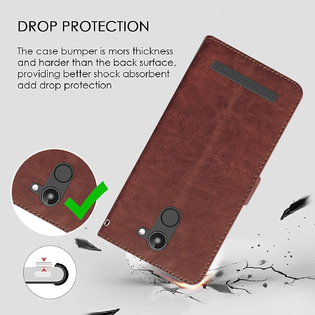 Premium Wallet Flip Cover for 10.or D