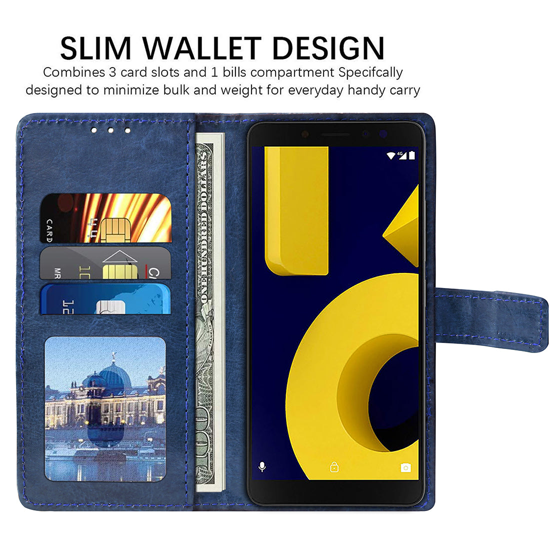 Premium Wallet Flip Cover for 10.or D2
