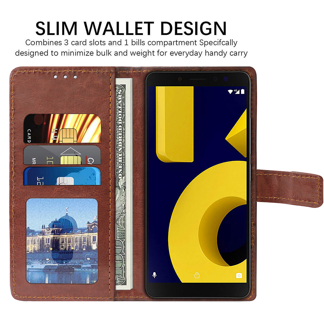 Premium Wallet Flip Cover for 10.or D2