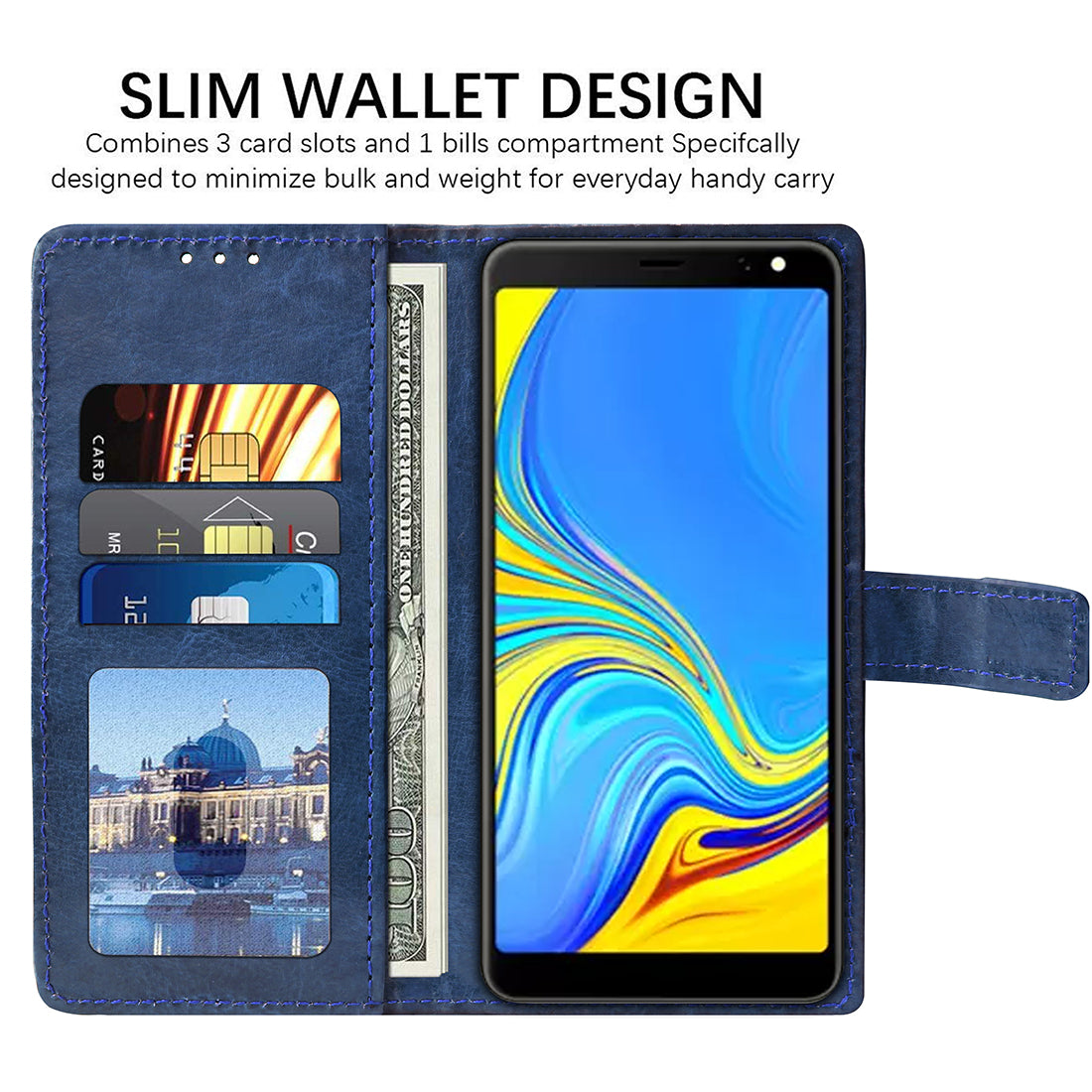 Premium Wallet Flip Cover for I Kall K10