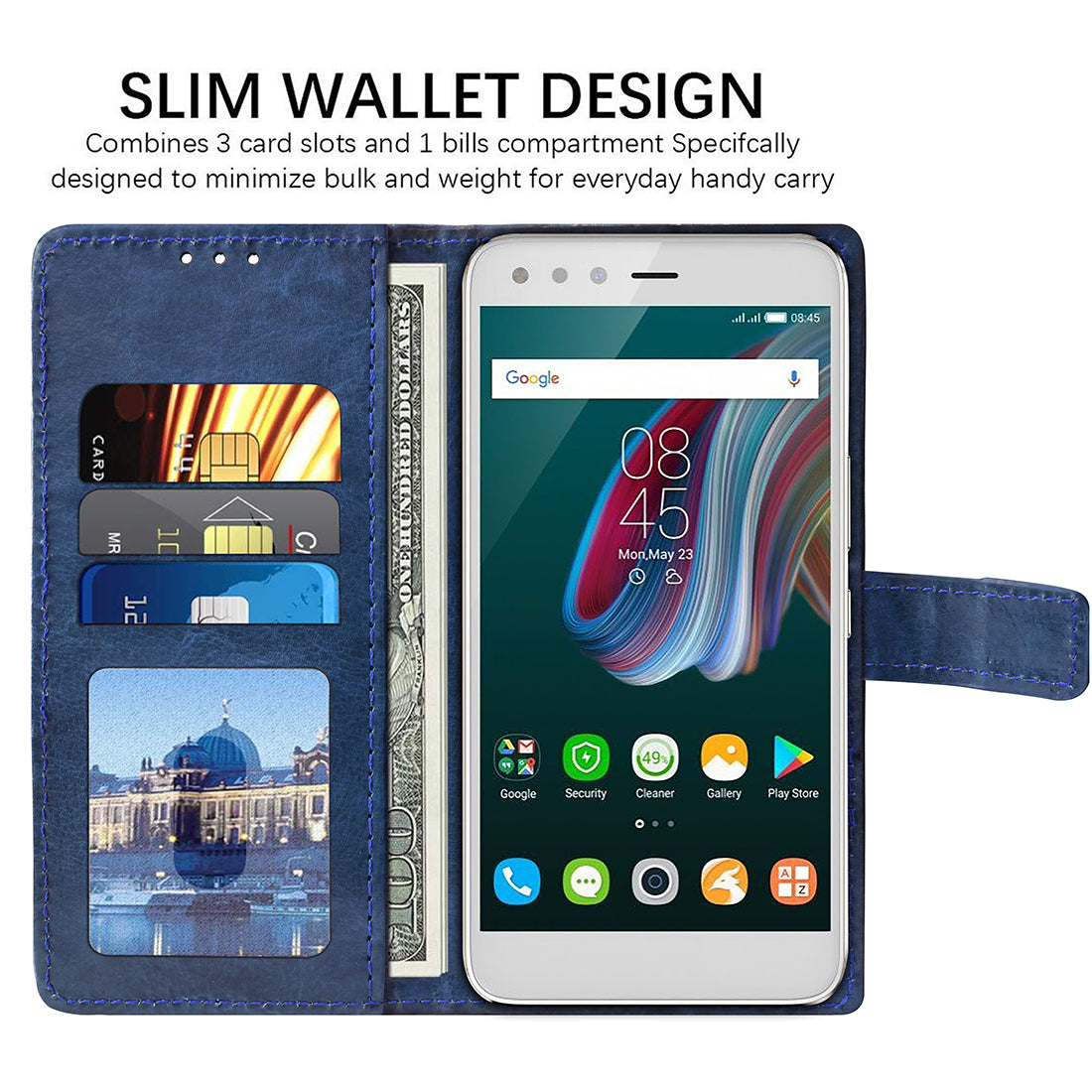 Premium Wallet Flip Cover for Infinix Zero 5