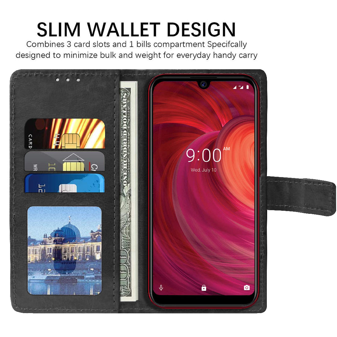 Premium Wallet Flip Cover for Lava Z71
