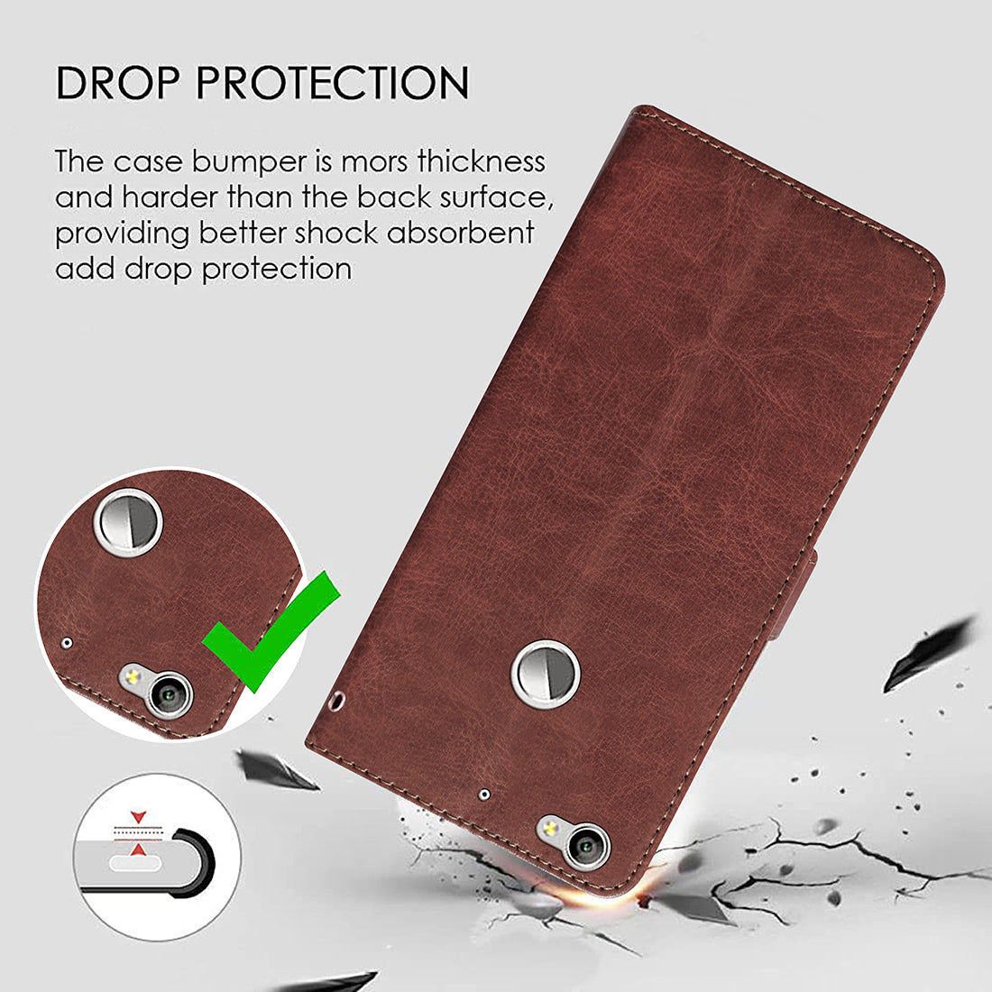 Premium Wallet Flip Cover for LeTV Le 1S