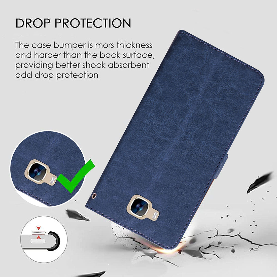 Premium Wallet Flip Cover for Lyf Wind 2