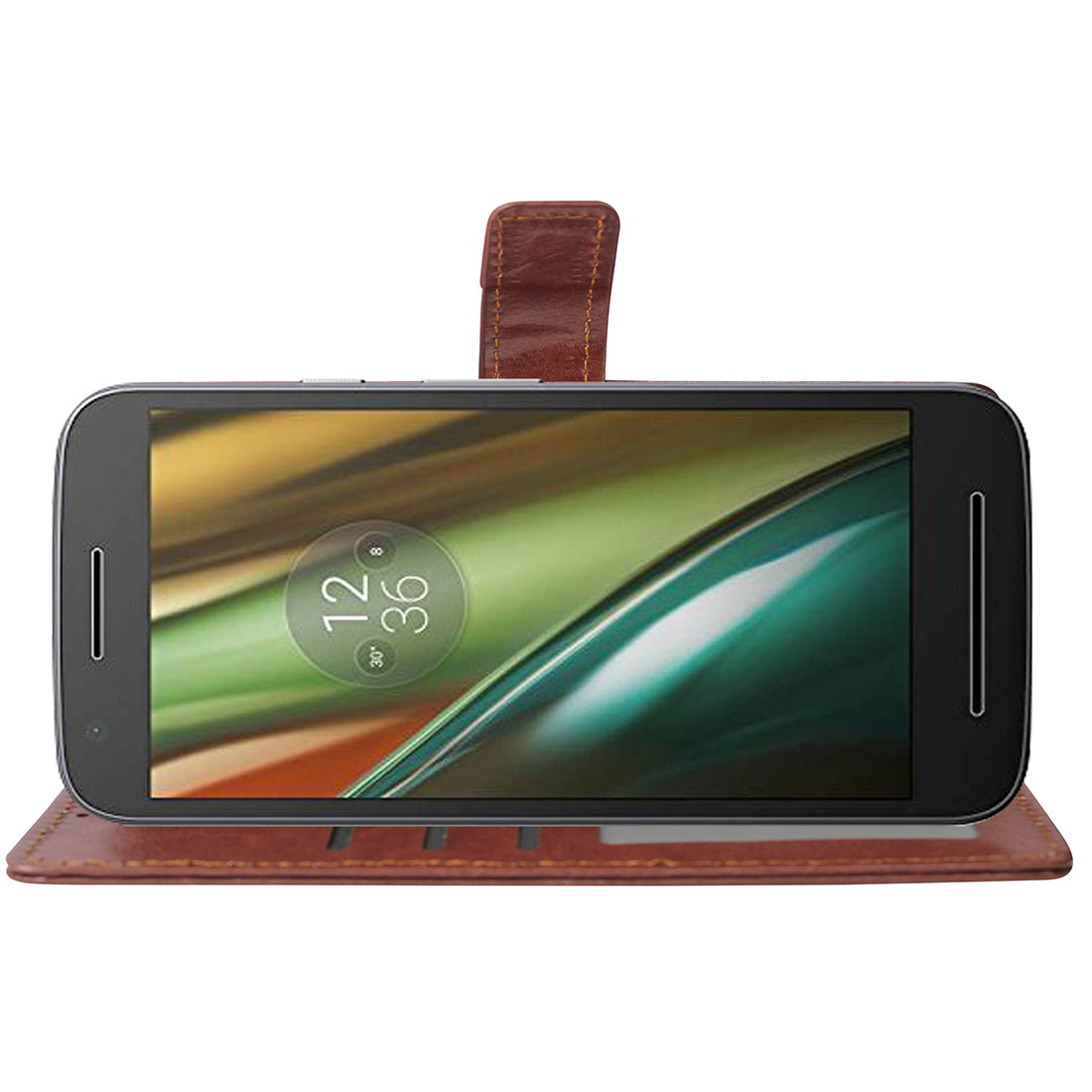 Premium Wallet Flip Cover for Motorola Moto E3 Power