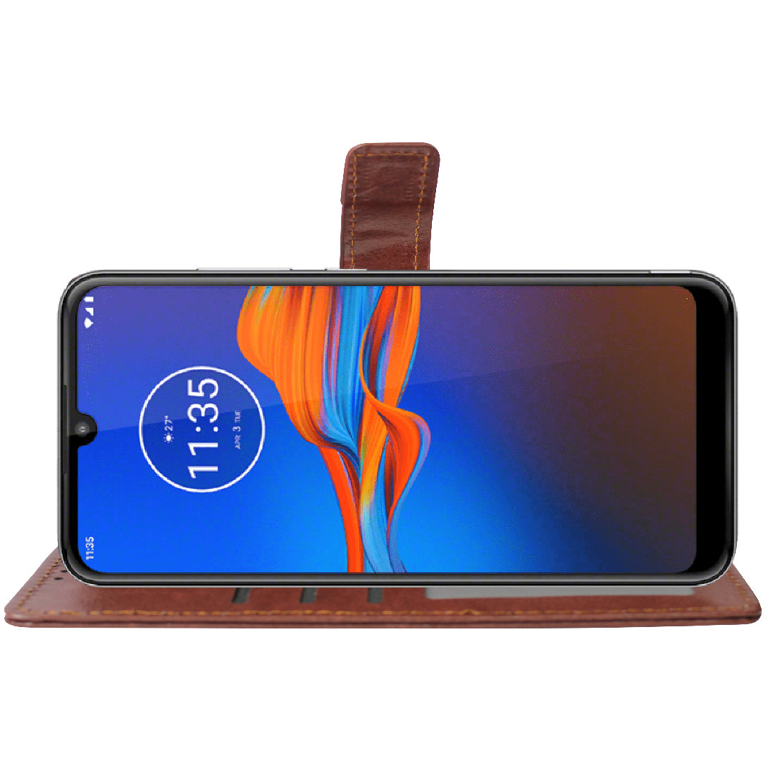 Premium Wallet Flip Cover for Motorola Moto E6s