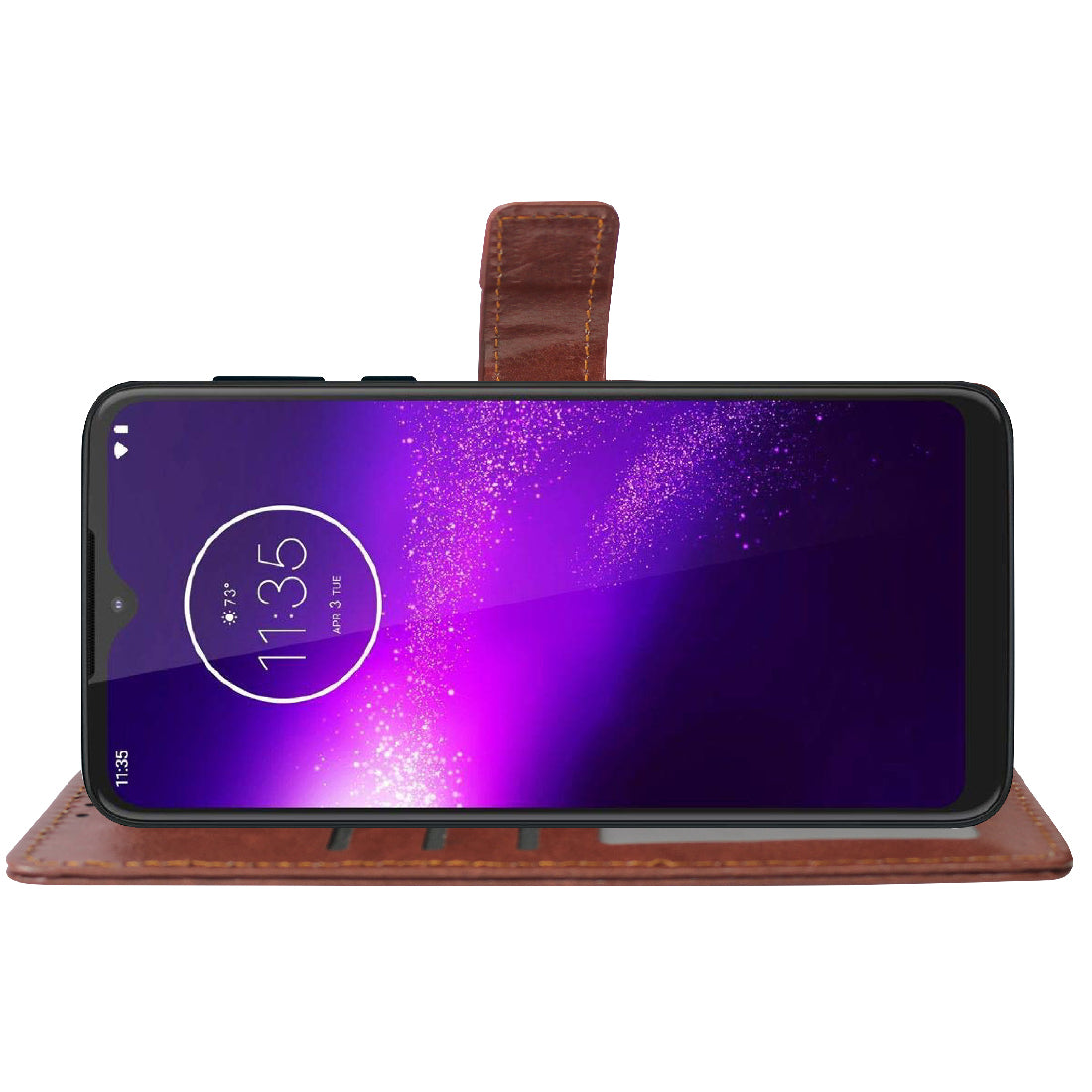 Premium Wallet Flip Cover for Motorola One Macro