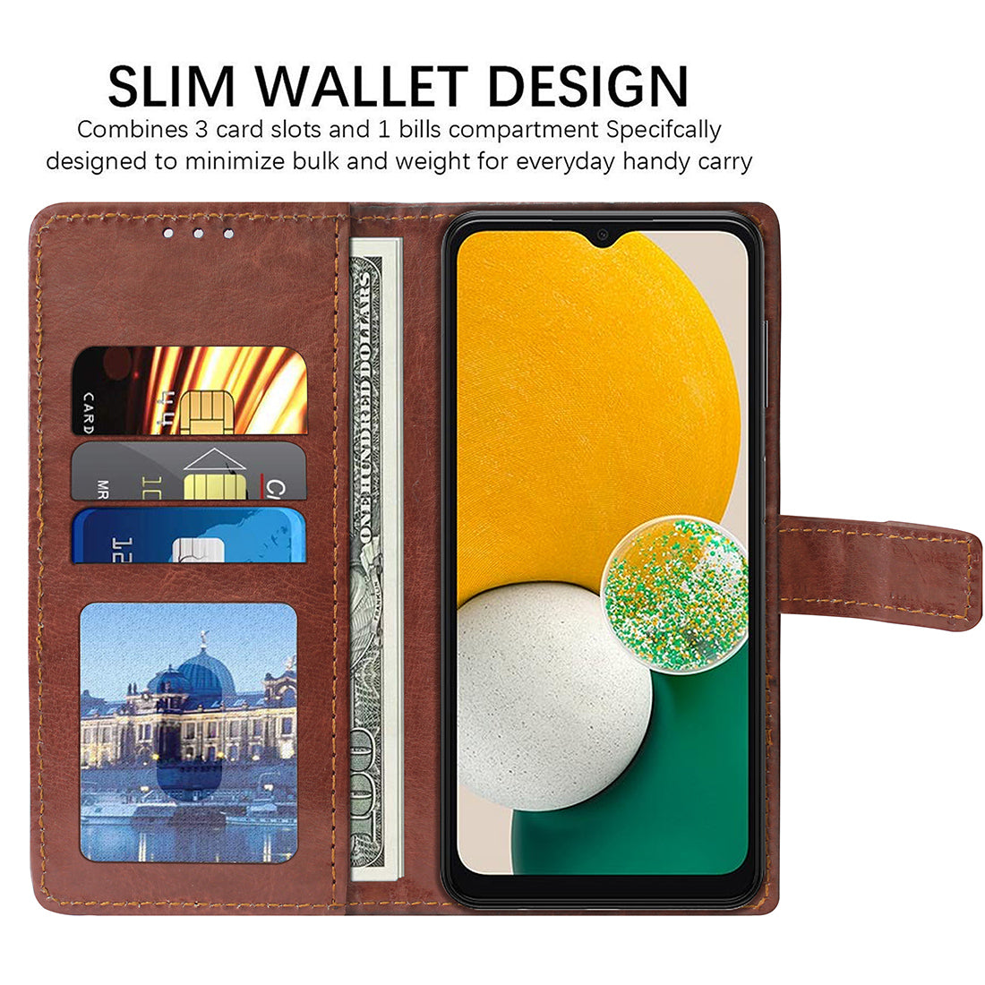 Premium Wallet Flip Cover for Samsung Galaxy A13 5G