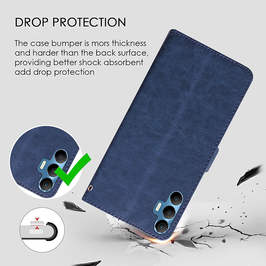 Premium Wallet Flip Cover for Tecno Spark 8 Pro