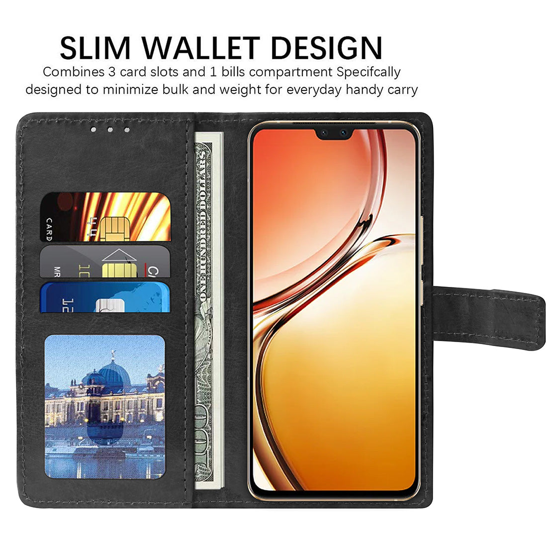 Premium Wallet Flip Cover for Vivo V23 5G