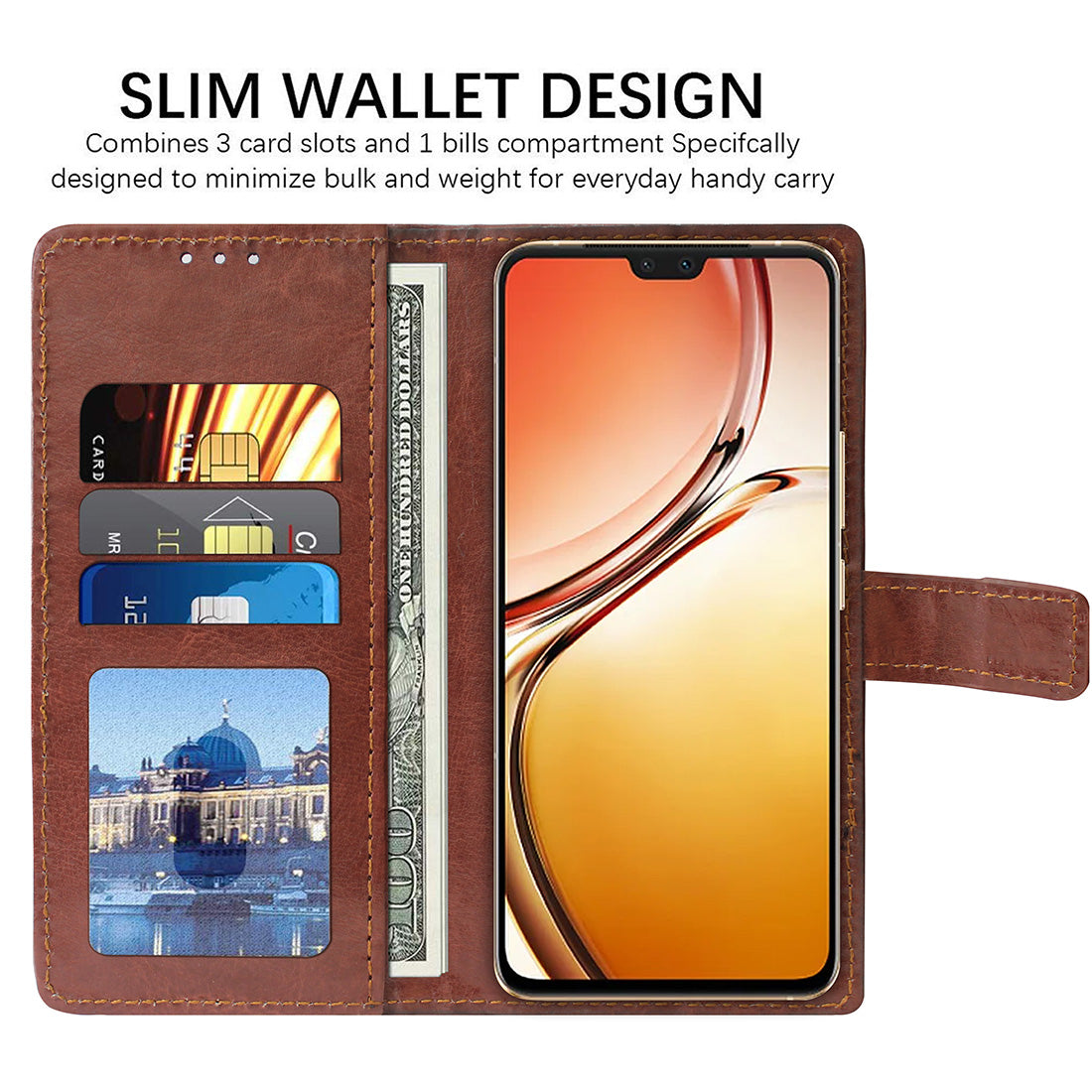 Premium Wallet Flip Cover for Vivo V23 5G