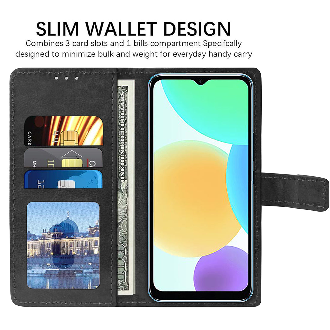 Premium Wallet Flip Cover for Infinix Smart 6