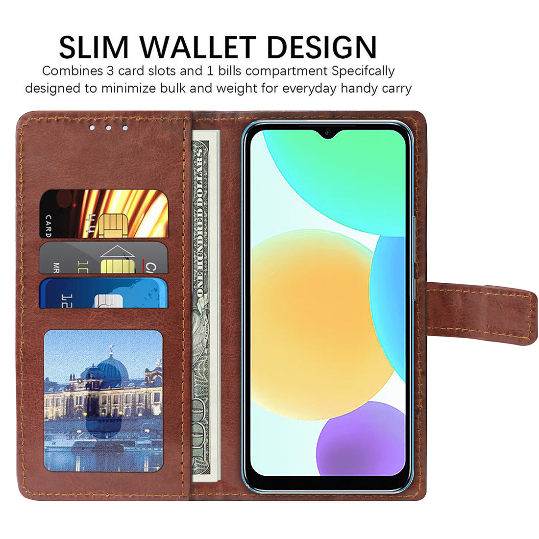 Premium Wallet Flip Cover for Infinix Smart 6