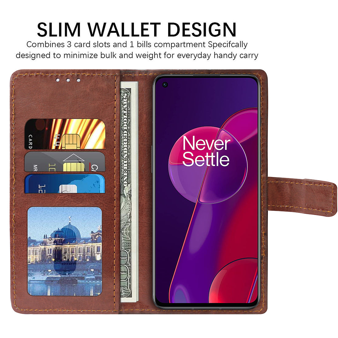 Premium Wallet Flip Cover for OnePlus 9RT 5G