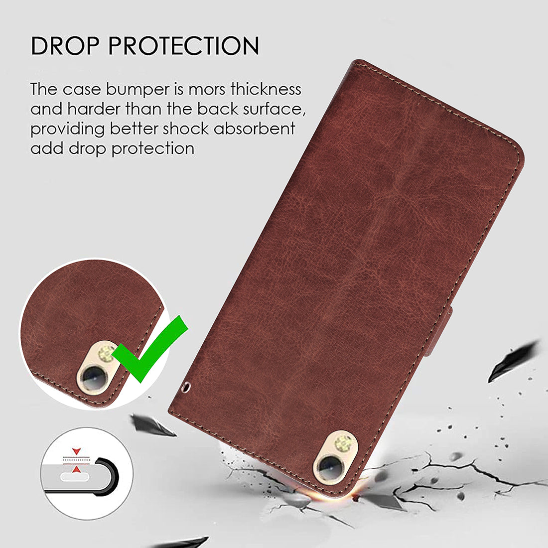 Premium Wallet Flip Cover for Tecno Camon i5