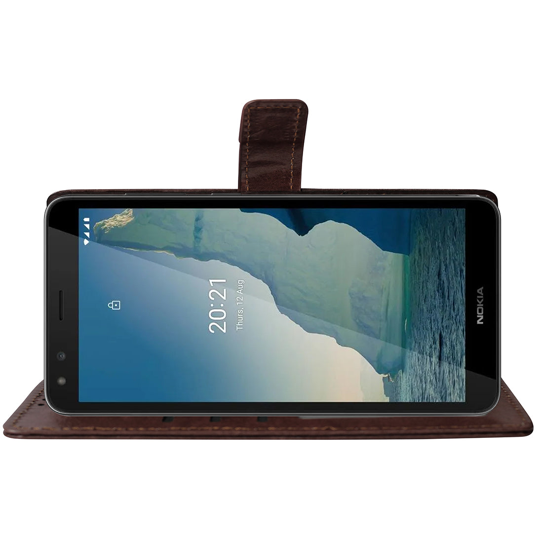 Premium Wallet Flip Cover for Nokia C01 Plus