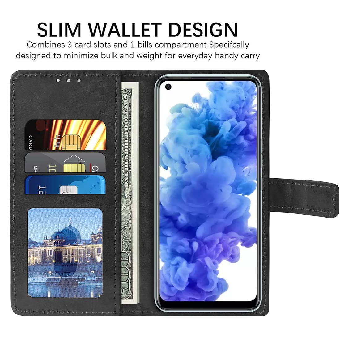 Premium Wallet Flip Cover for Tecno Camon 16 4G